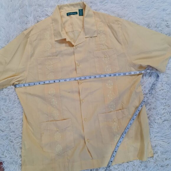 Cubavera Cuban Style Short Sleeve Button Down Shirt - Size XXL - Picture 4 of 7